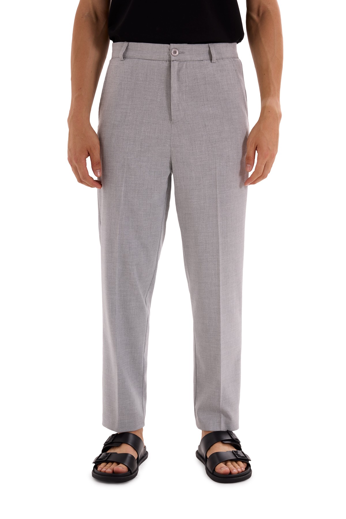 Wide Leg Woven Trousers