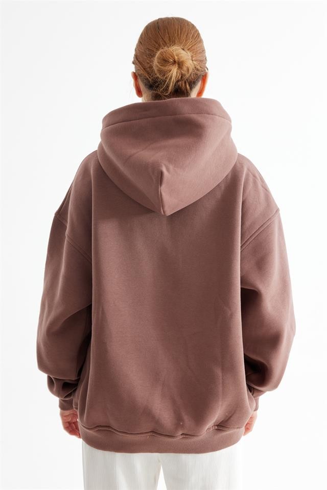 Fisky Printed Hooded Sweatshirt K