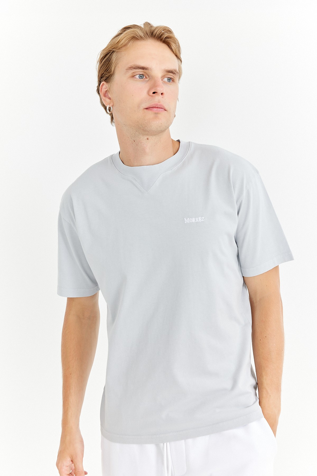 Gray Essentials Oversize T-Shirt