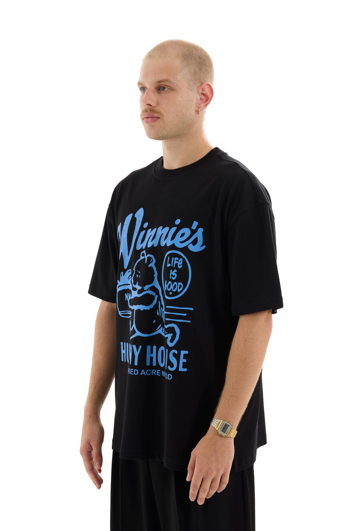 Hunny House Embossed Printed T-Shirt