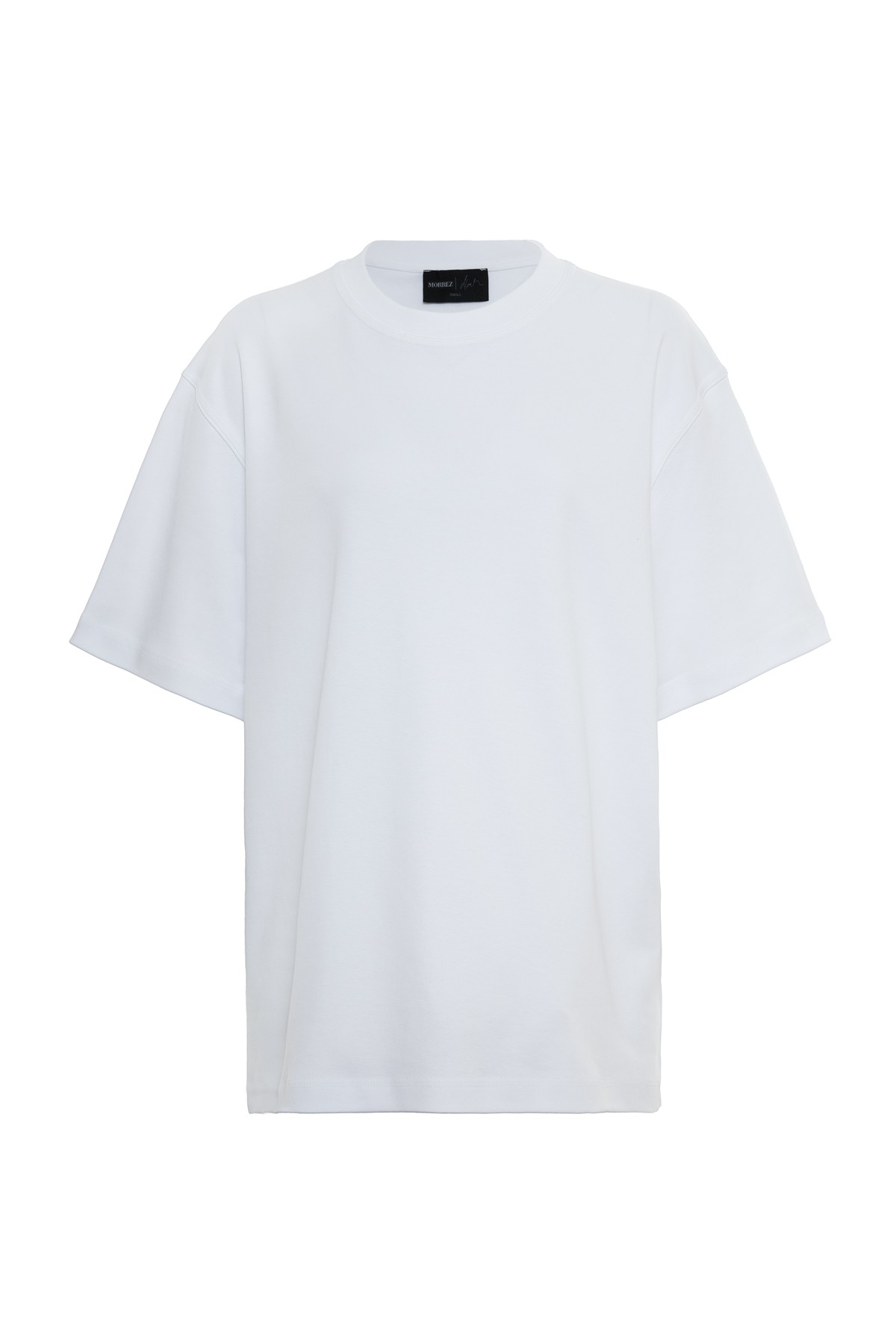 Interlock Oversize Basic T-shirt Beyaz K