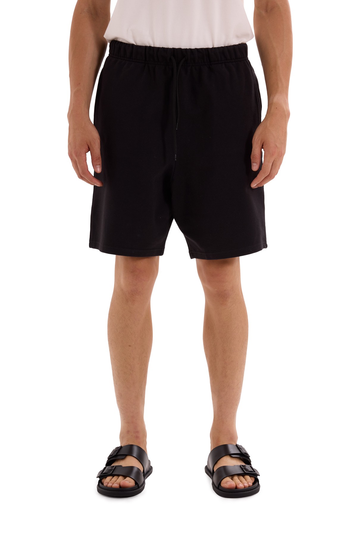 Black Injection Printed Shorts