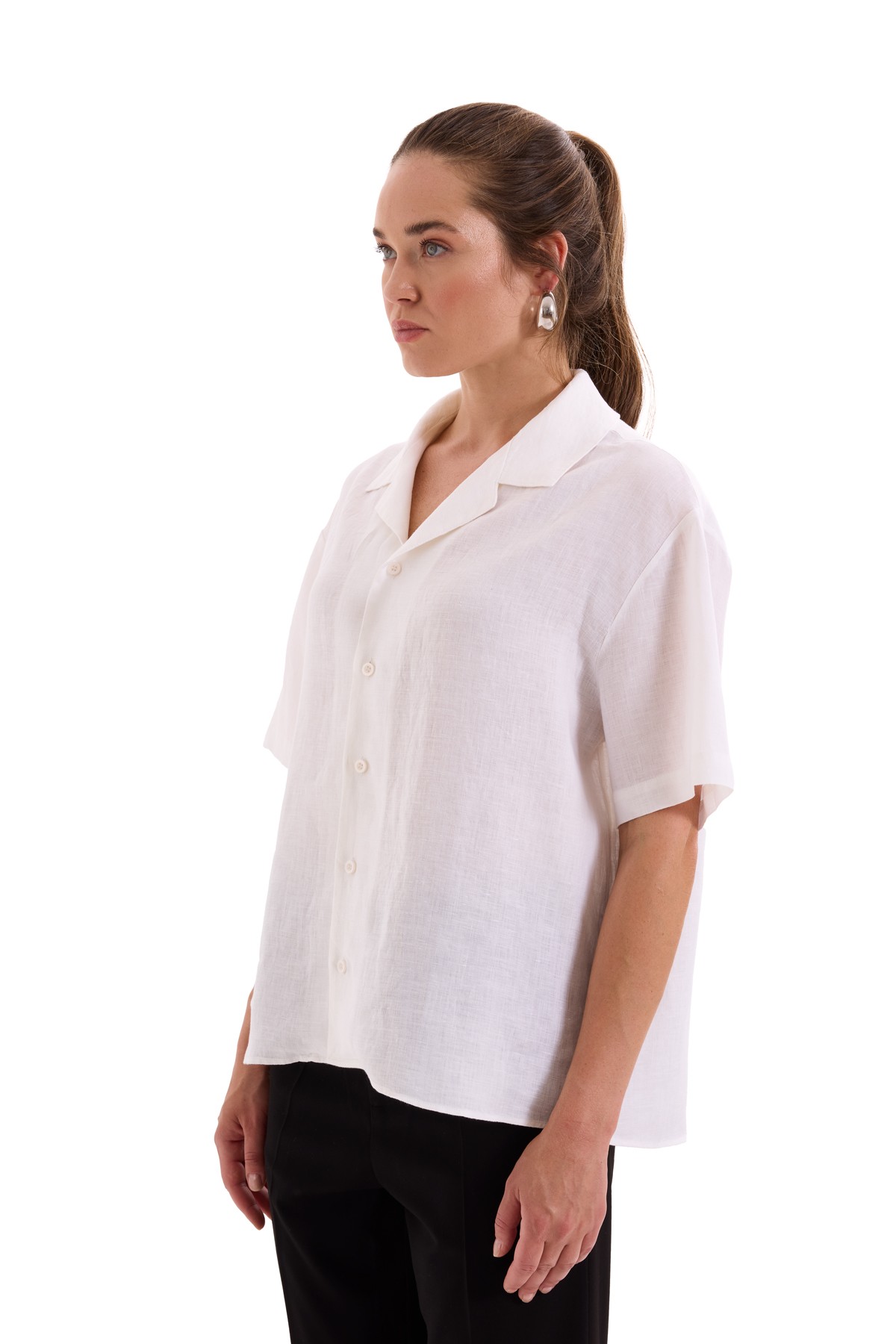 100% Linen Short Sleeve Shirt