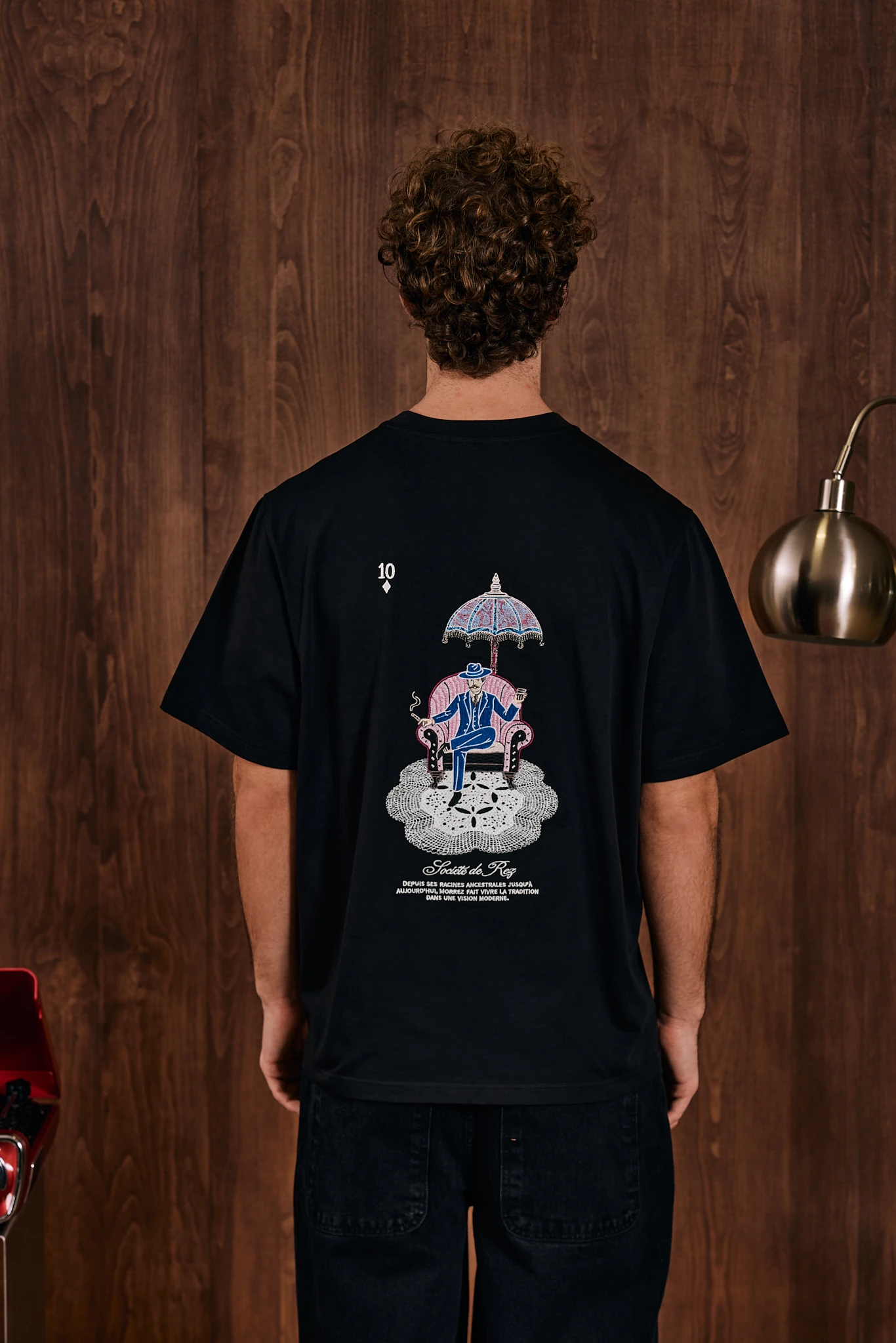 Lace Carpet 10 T-Shirt Siyah