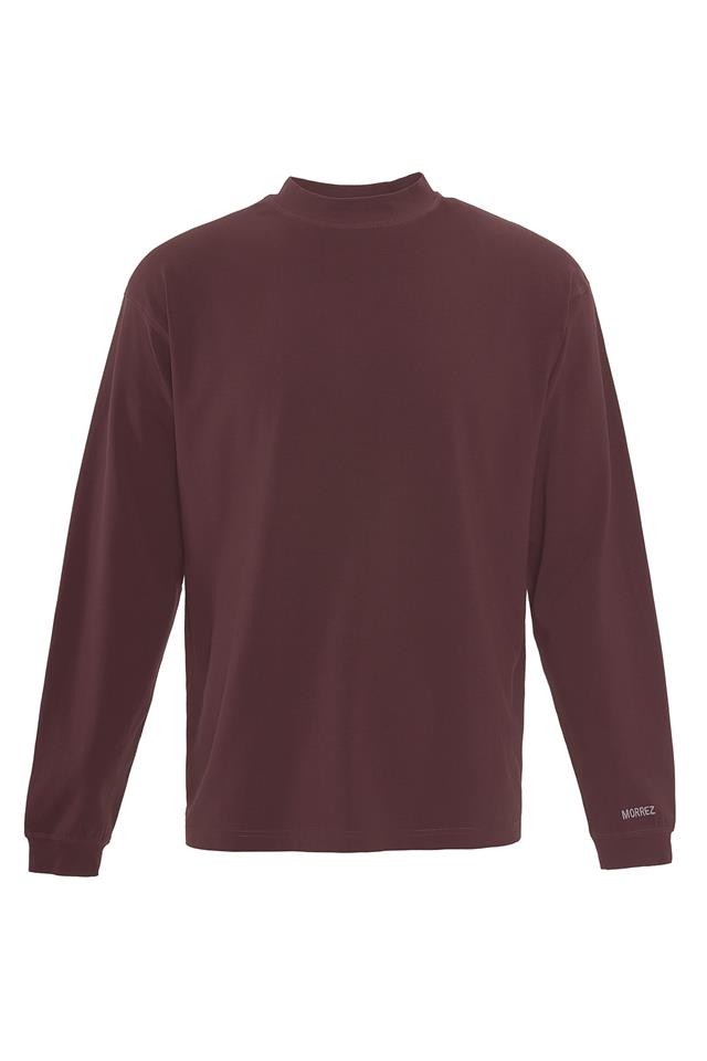 Bordo Uzun Kollu Sweatshirt