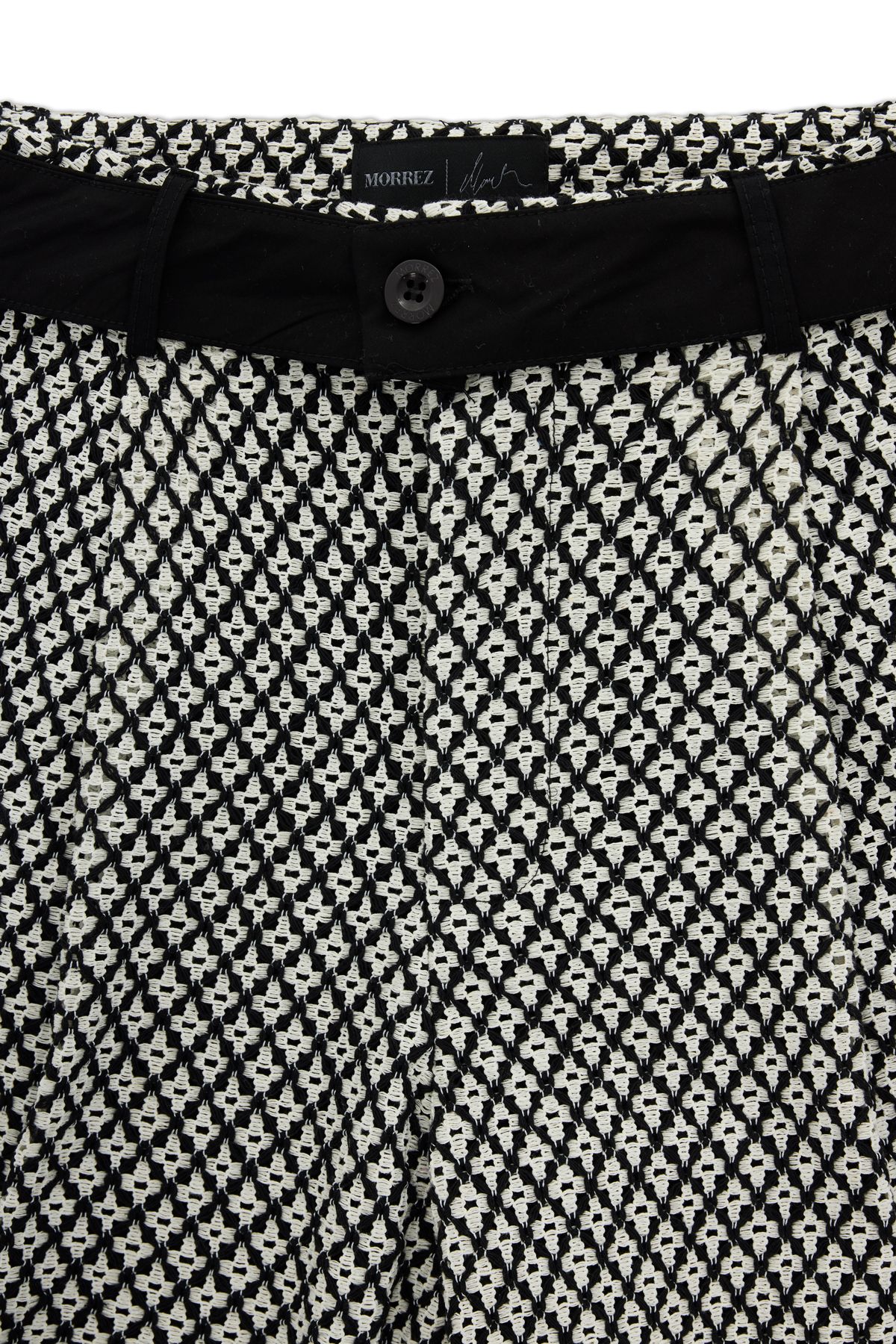 Monochrome Grace Belted Trousers