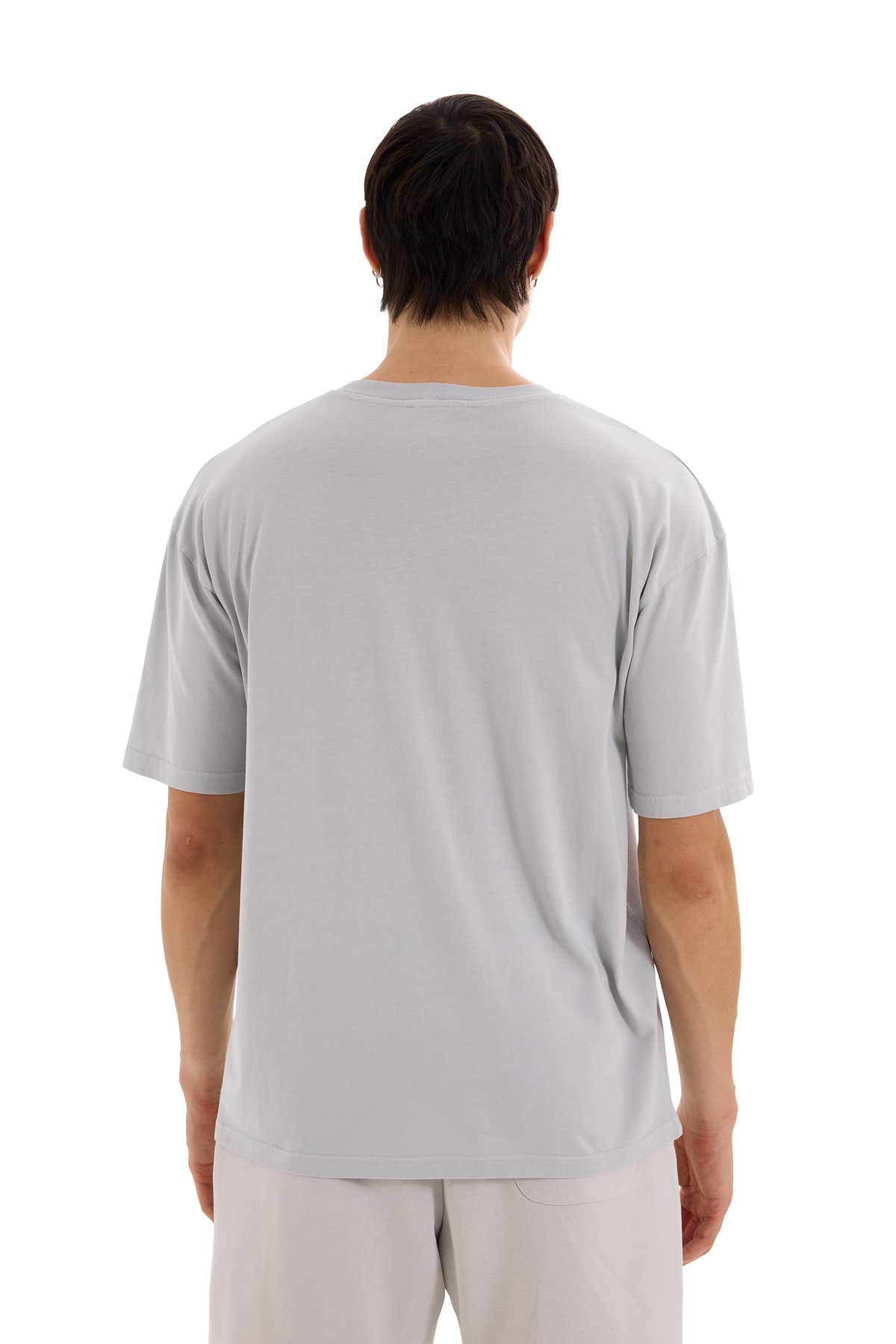 Gray Essentials Oversize T-Shirt