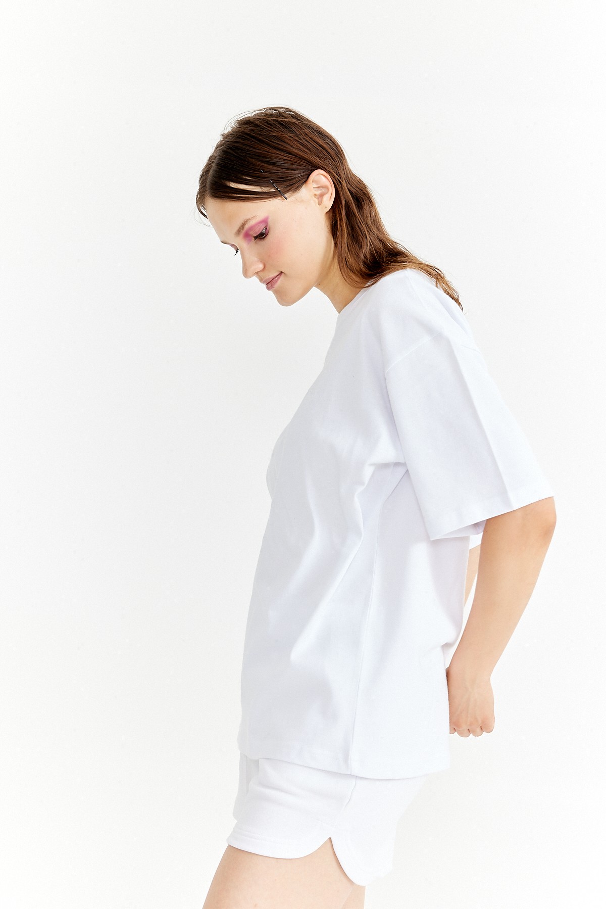 White Essentials Oversize T-Shirt K