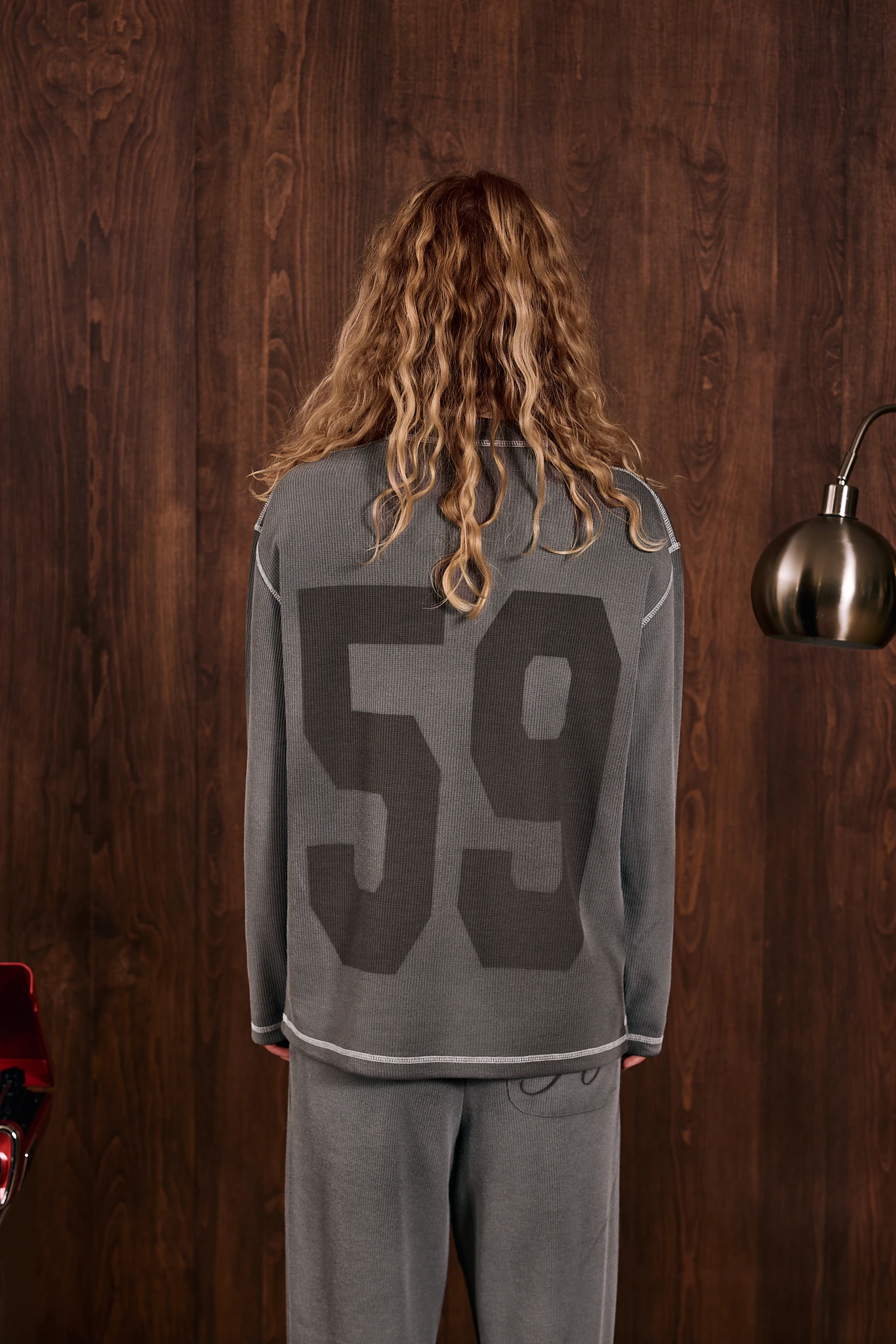 Off- Duty Spray Sweatshirt Antrasit