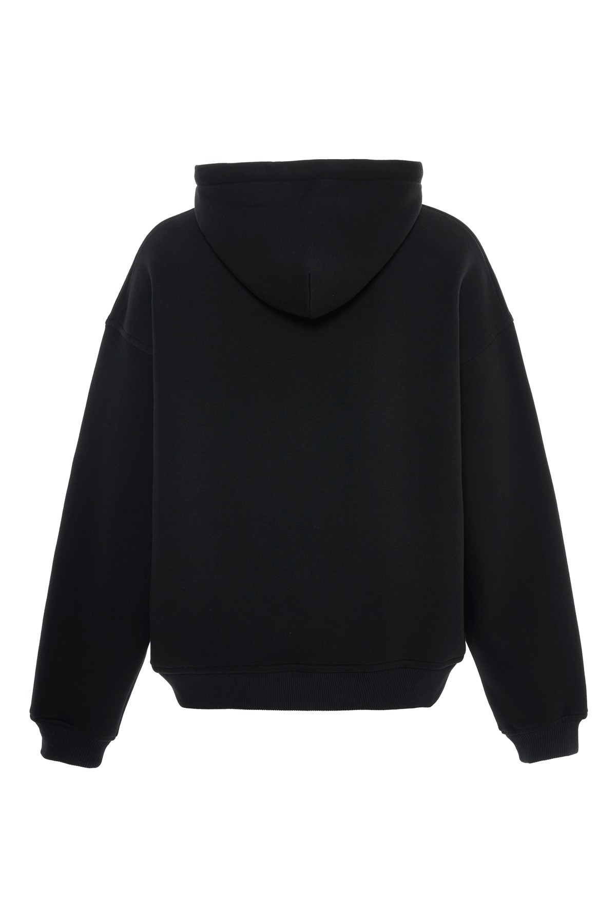 Siyah Kapüşonlu Sweatshirt K