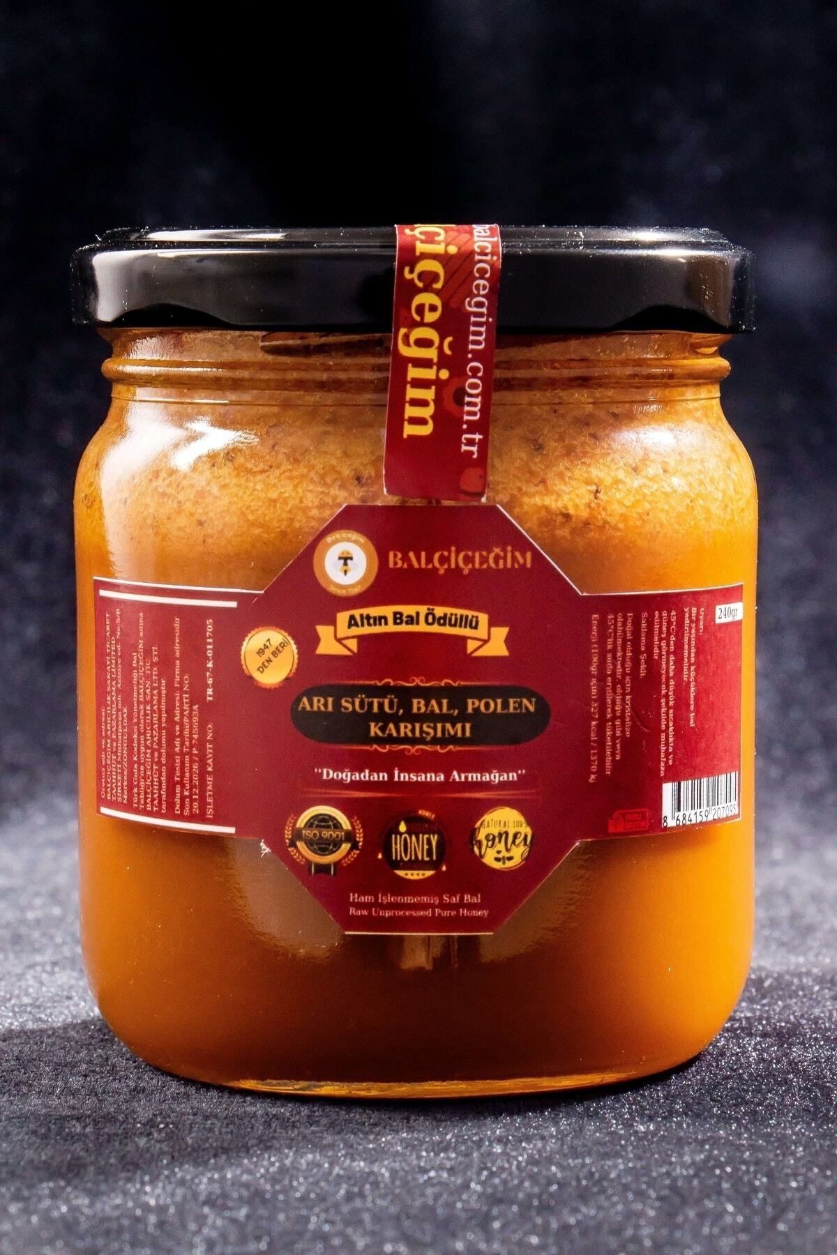 Balçiçeğim Arı Sütü Bal Polen Karışımı