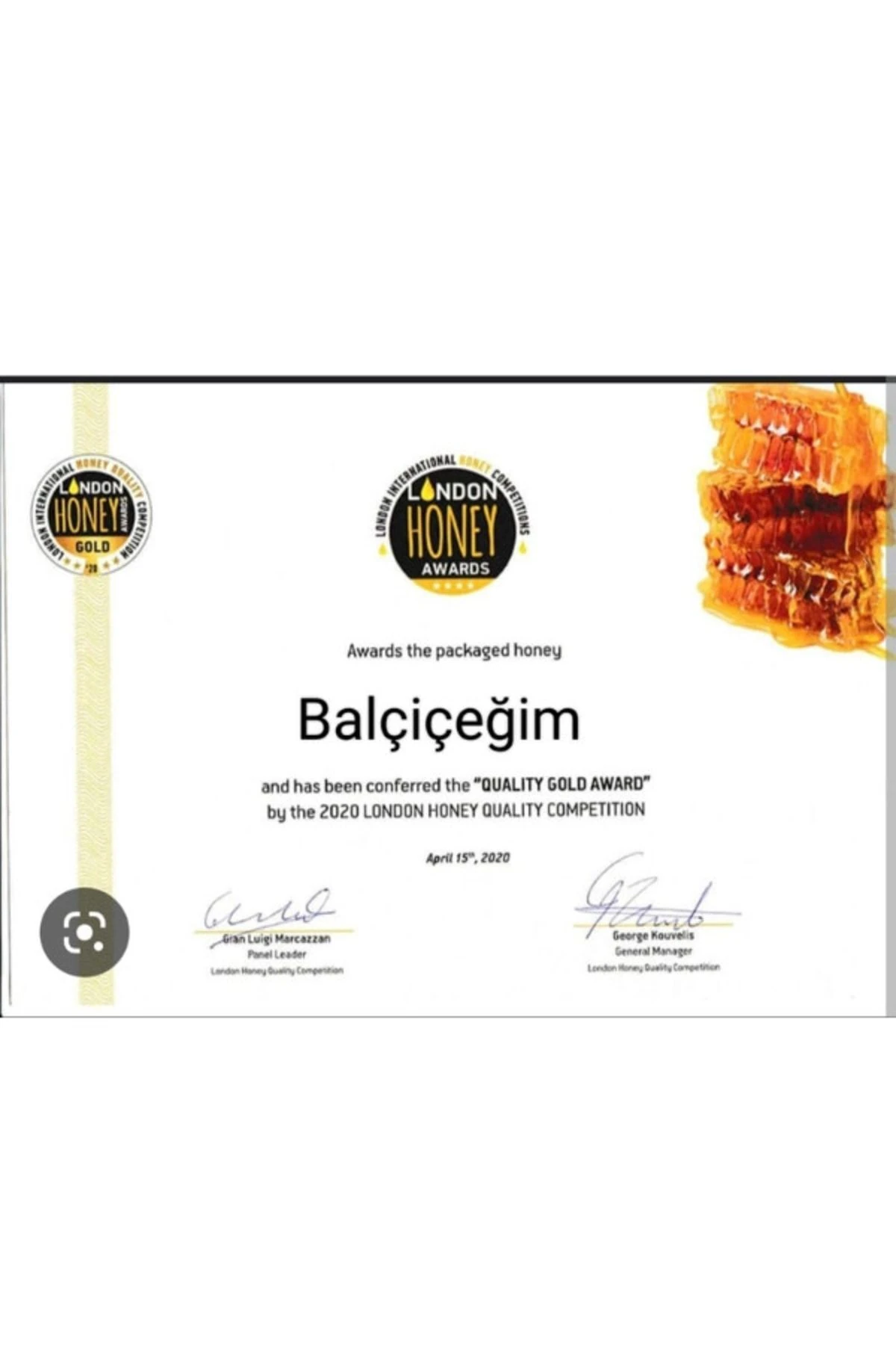 Balçiçeğim Şemdinli Çiçek Balı | Doğal ve Katkısız Bal 240 G