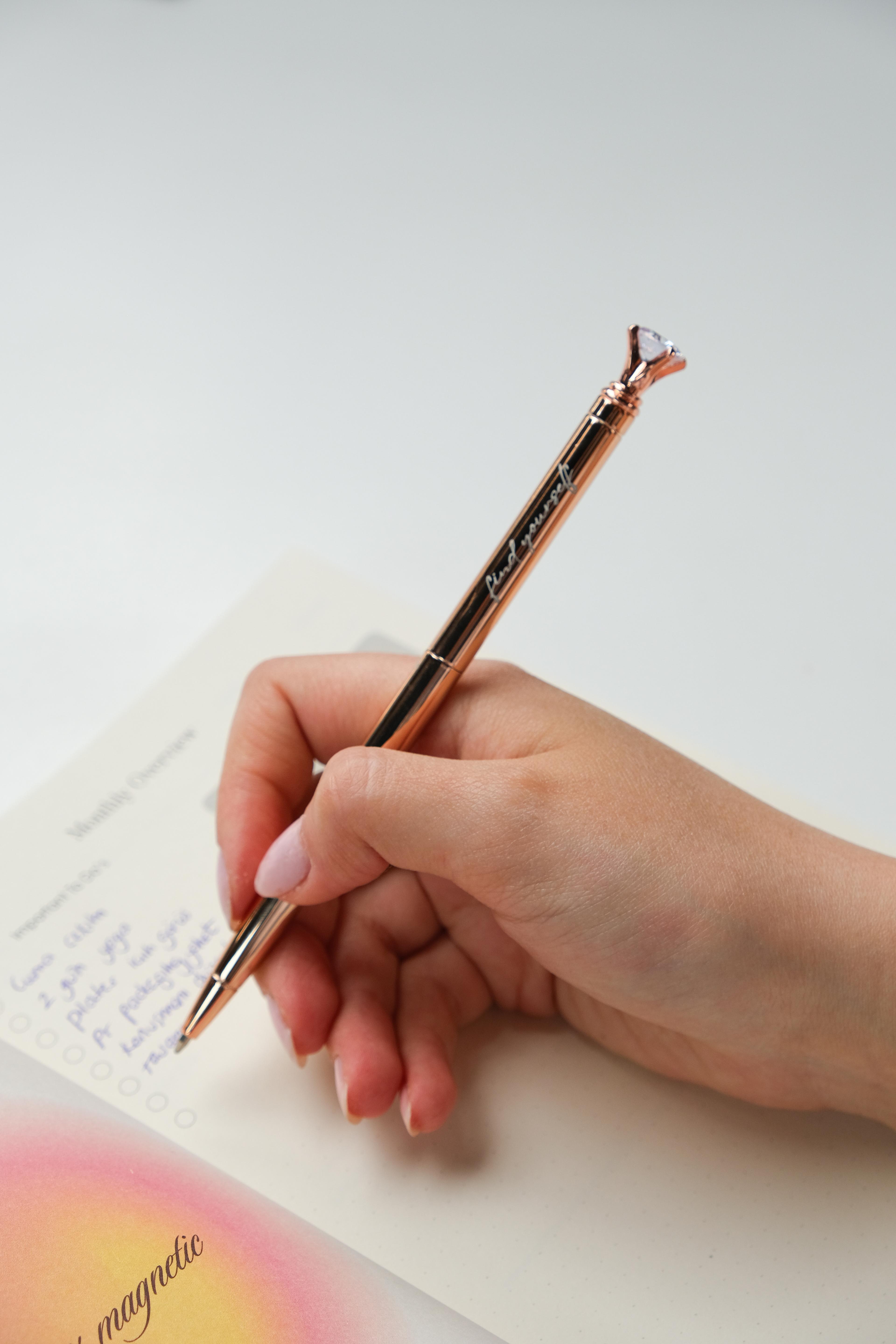 Pen - Rose Diamond Ballpoint - Find Yourself
