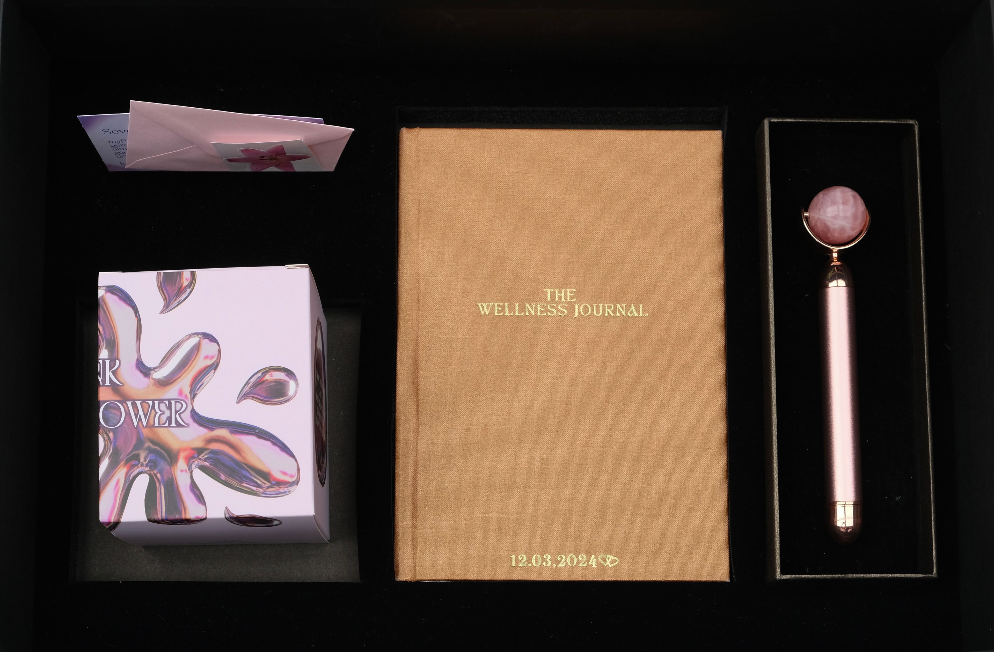 Journal Gift Set (Candle + Roller)