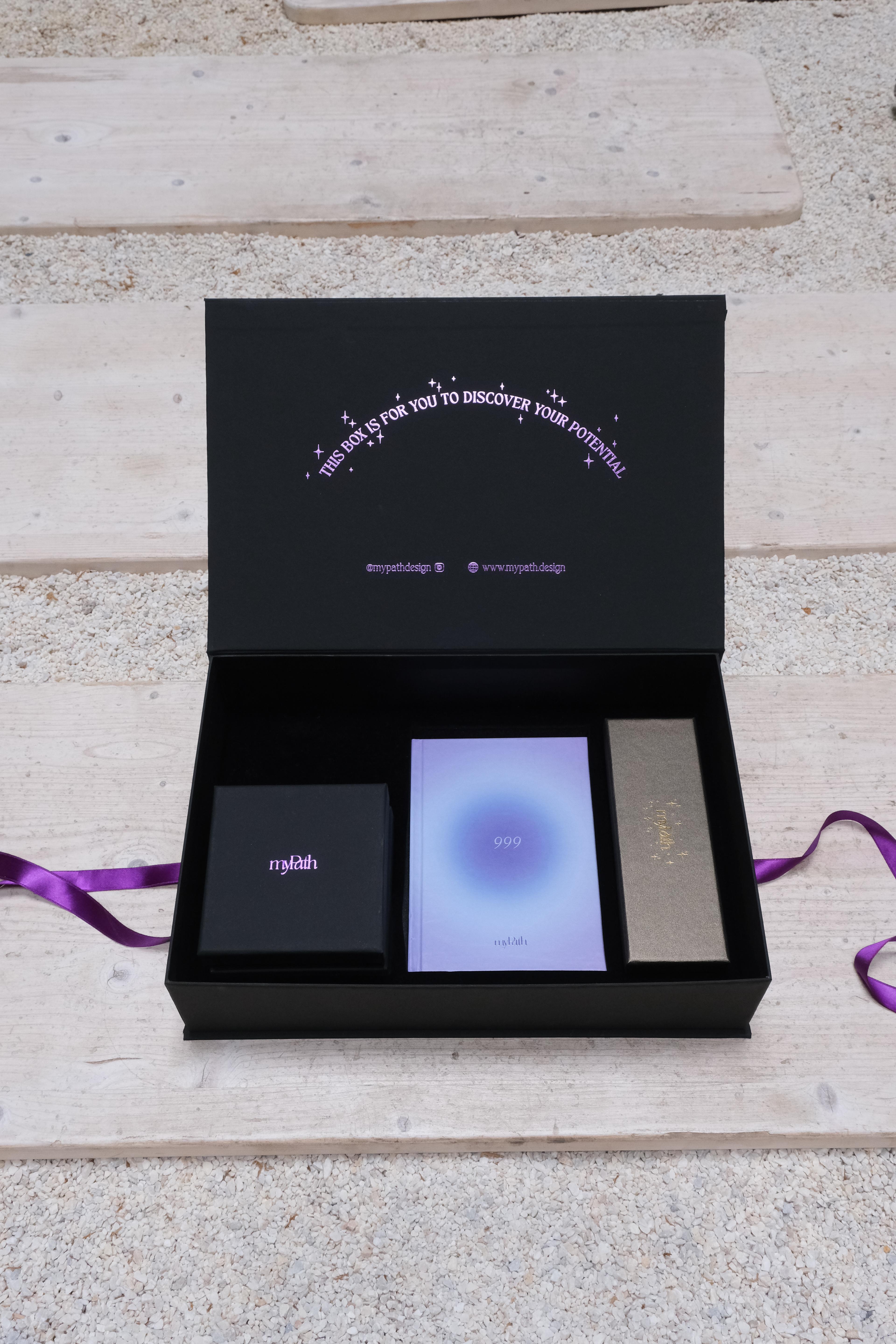 Journal Gift Set (Natural Stones + Roller)