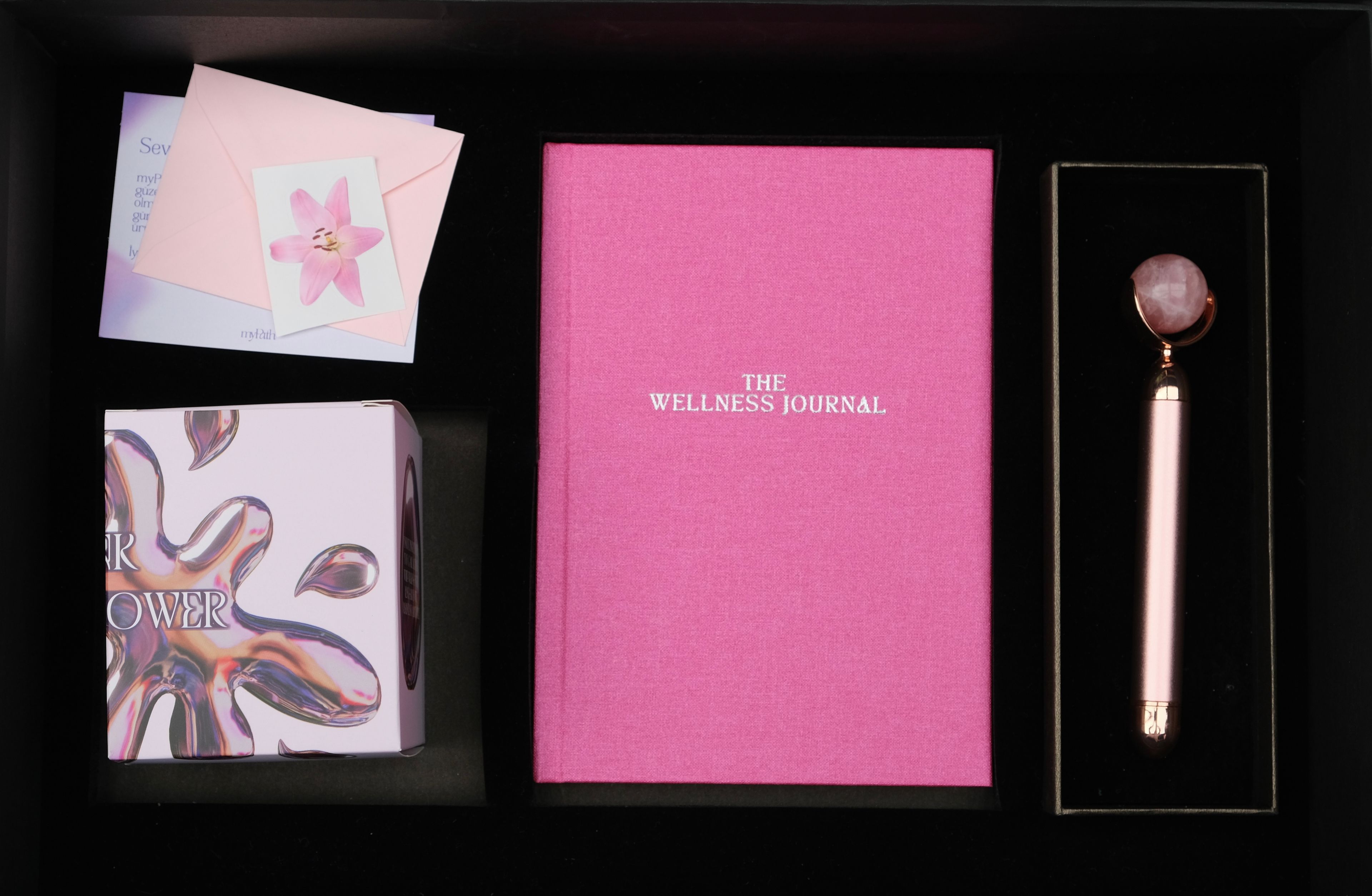 Journal Gift Set (Candle + Roller)