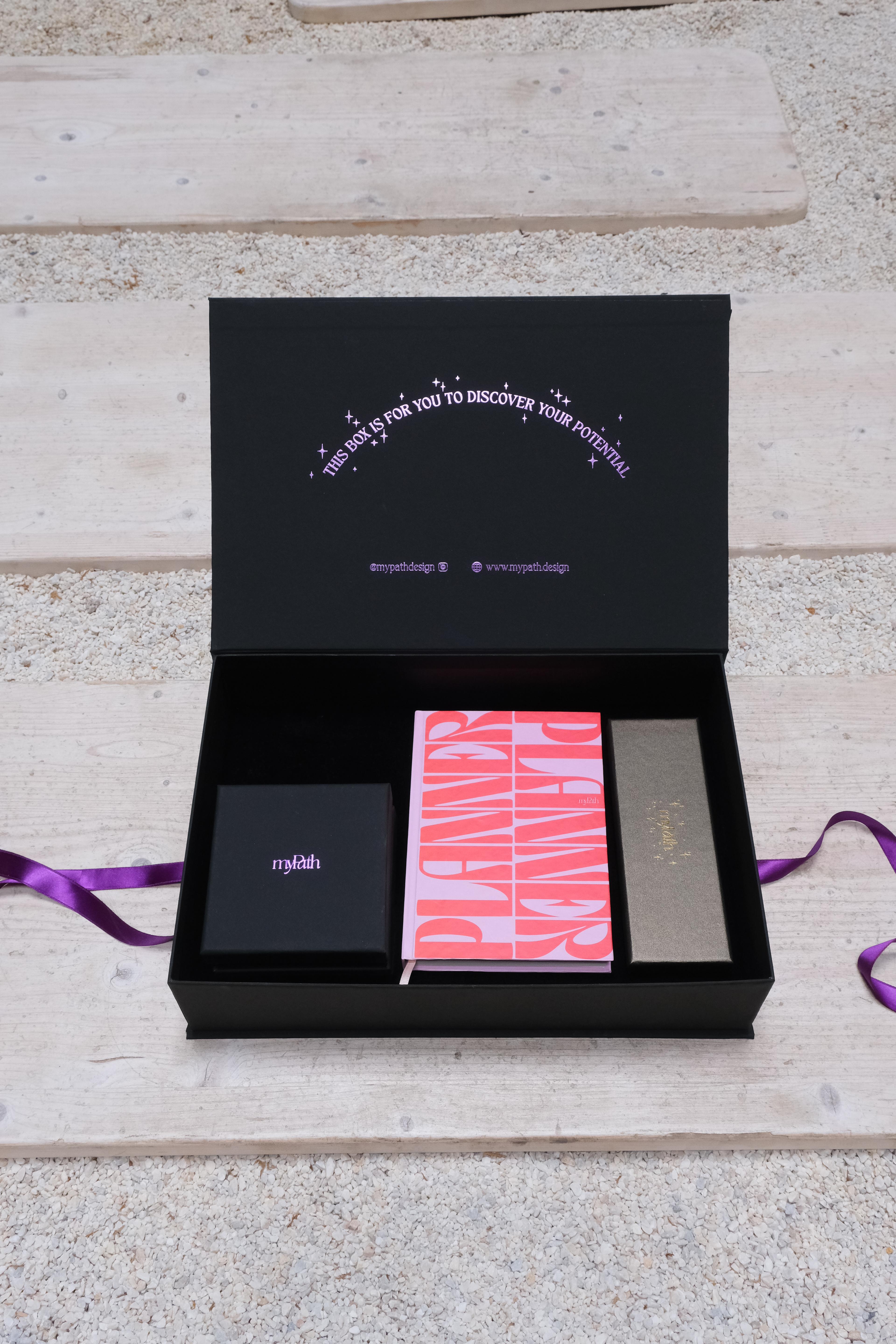 Planner Gift Set (Natural Stones + Pen)