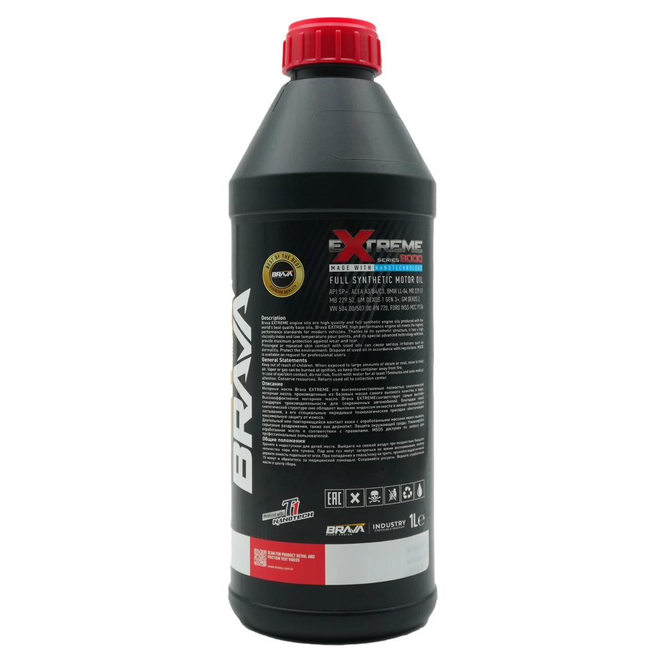 BRAVA EXTREME 9000 4T 5W30 MOTOR YAĞI