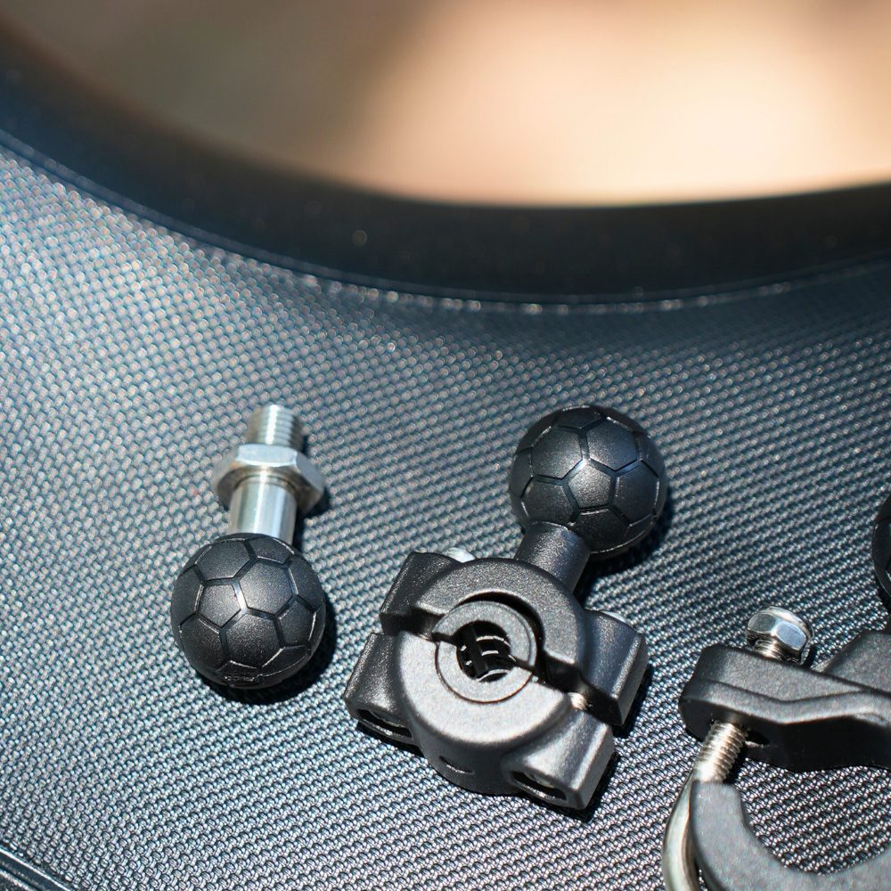 KNMASTER TT-870 Titreşim Önleyicili Motosiklet Telefon Tutucu