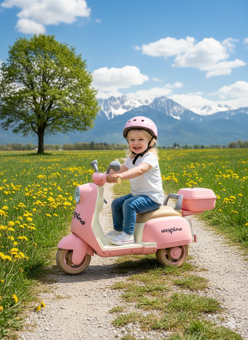 WESPİNA AKÜLÜ KUMANDALI MOTOR PEMBE (KUTULU)