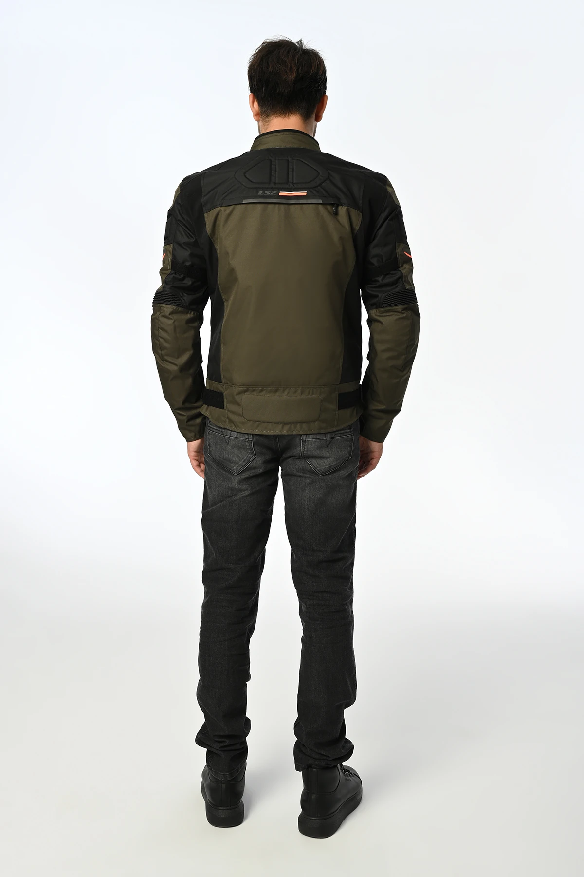 LS2 SHADOW MONT HAKİ-SİYAH-NEON TURUNCU