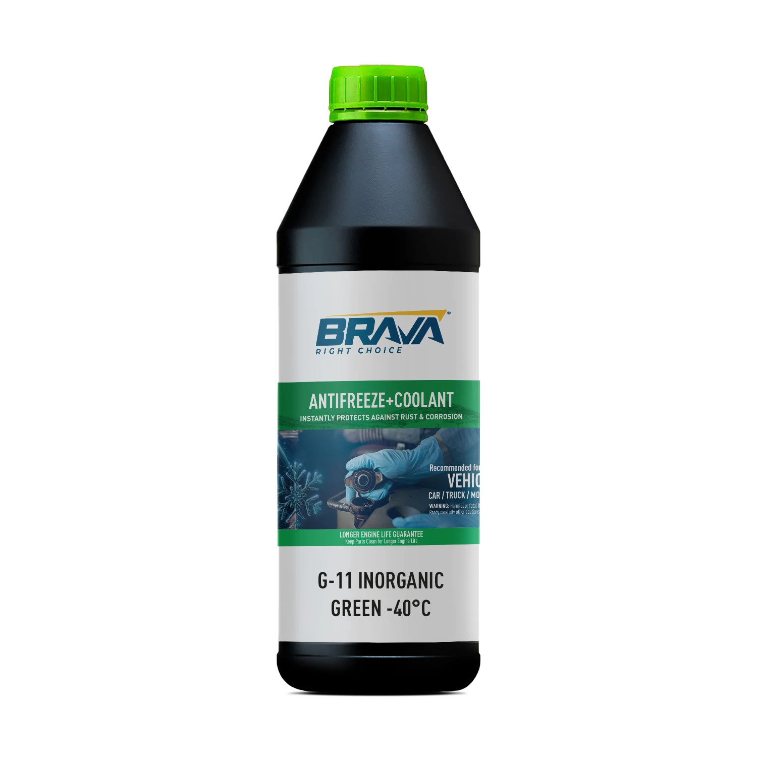 BRAVA İNORGANİK G-11 ANTİFRİZ YEŞİL -40°C