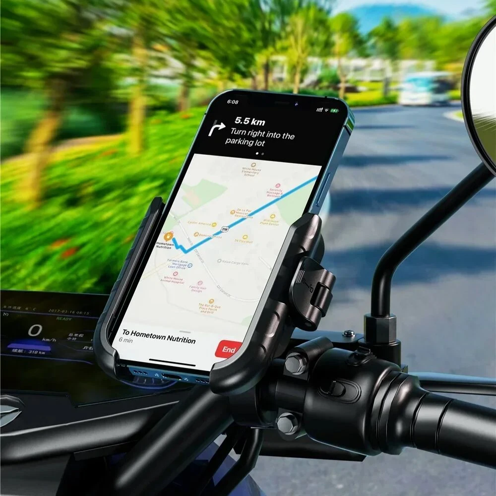 Knmaster TT-200 Tüm Motosikletlere Uyumlu Telefon Tutucu