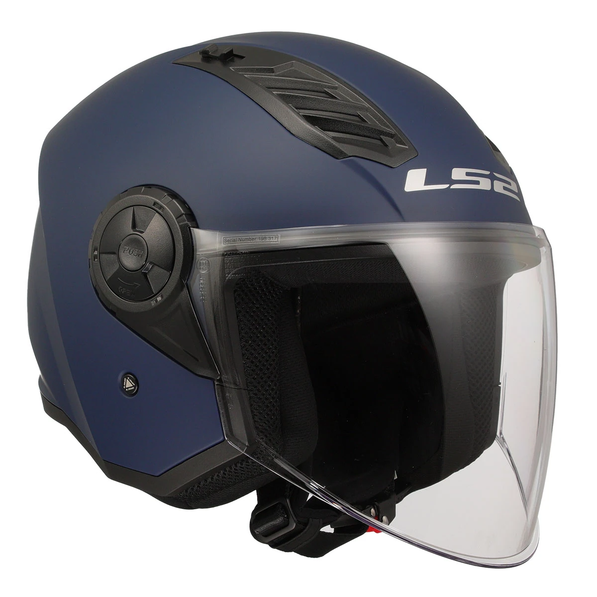 LS2 AIRFLOW 2 MAT NAVY MAVİ KASK