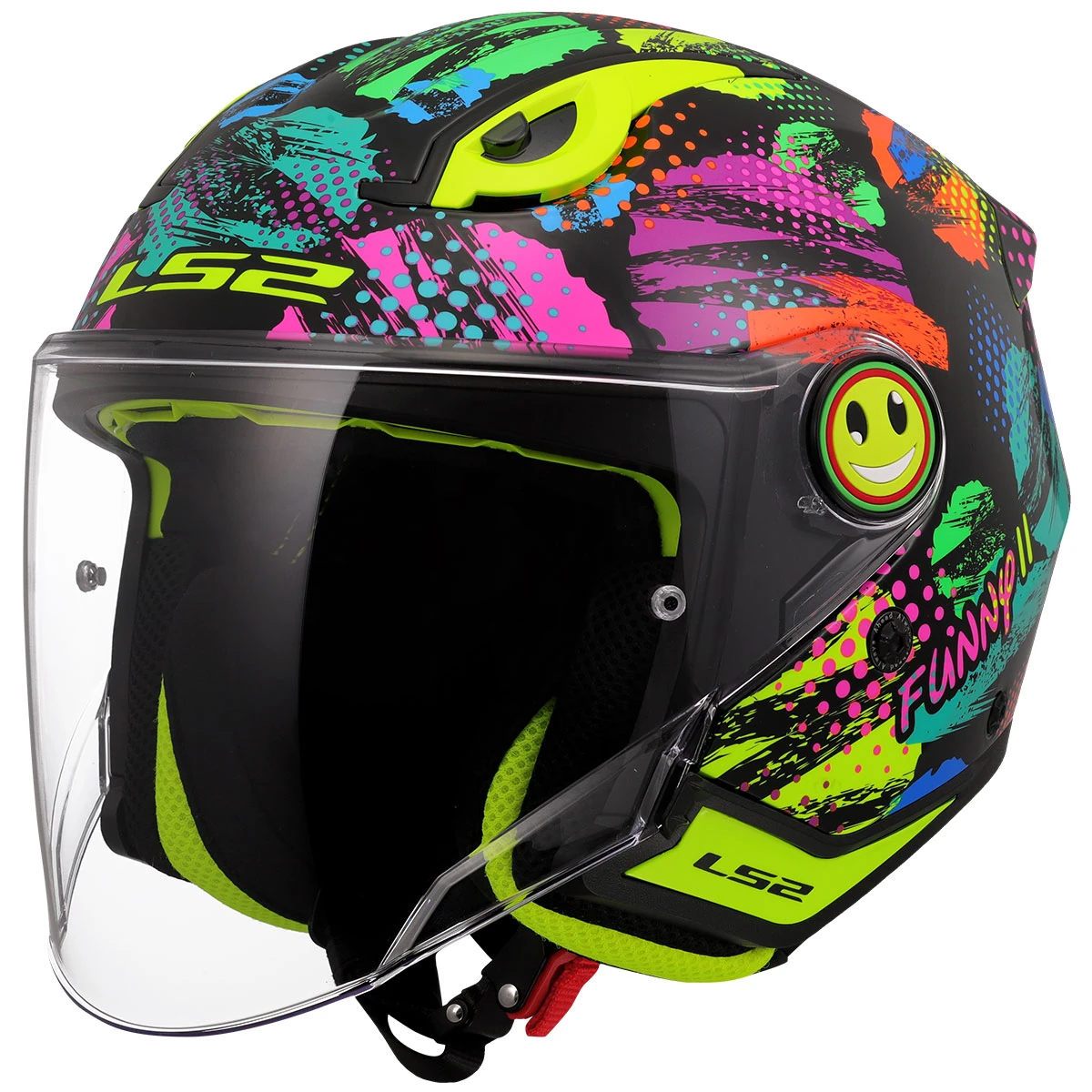 LS2 FUNNY 2 JOY SİYAH ÇOCUK KASK