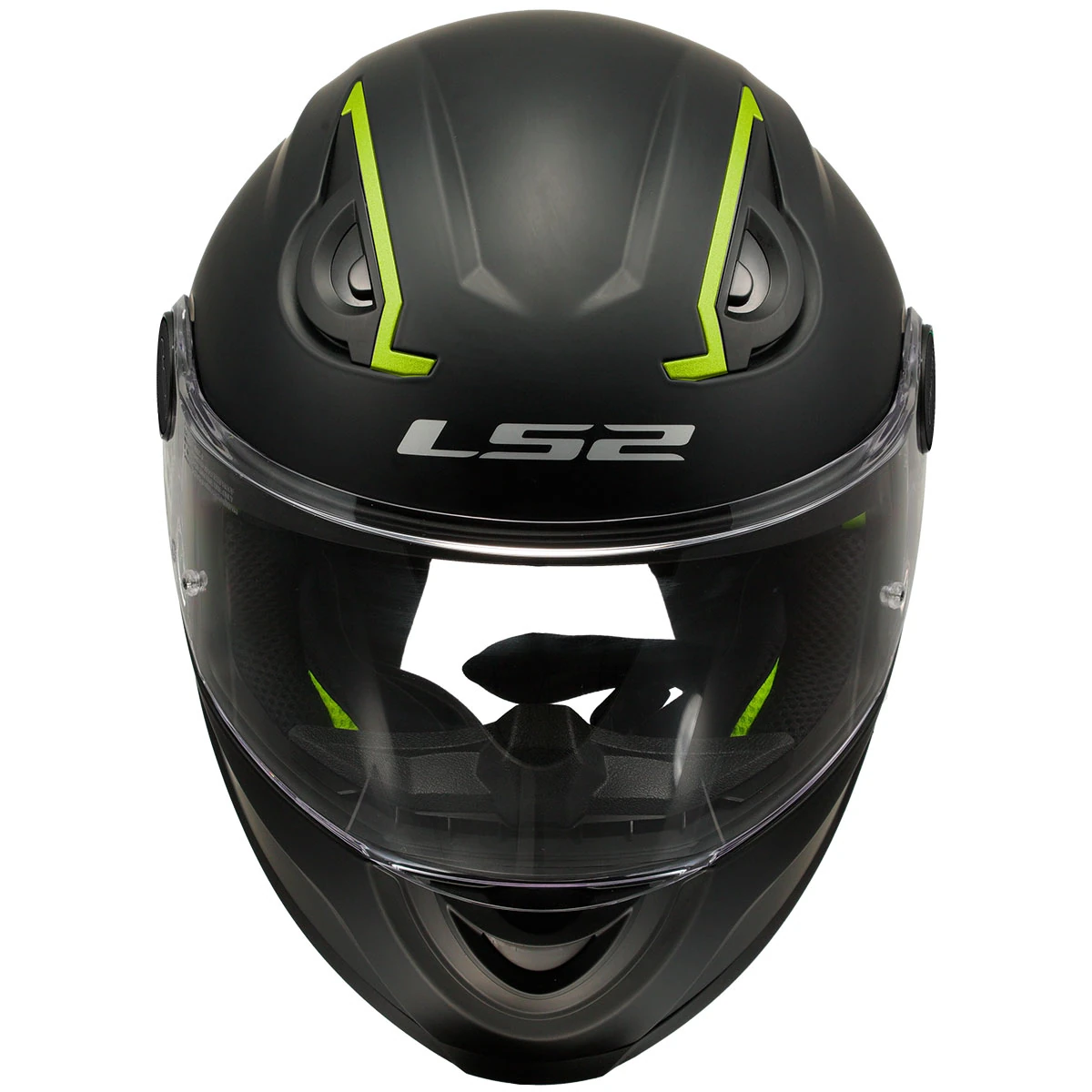 LS2 KID MAT SİYAH ÇOCUK KASK