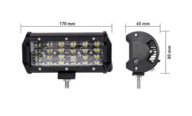 Knmaster Muscle x2 72W Bar Tipi Off Road Led Sis Farı