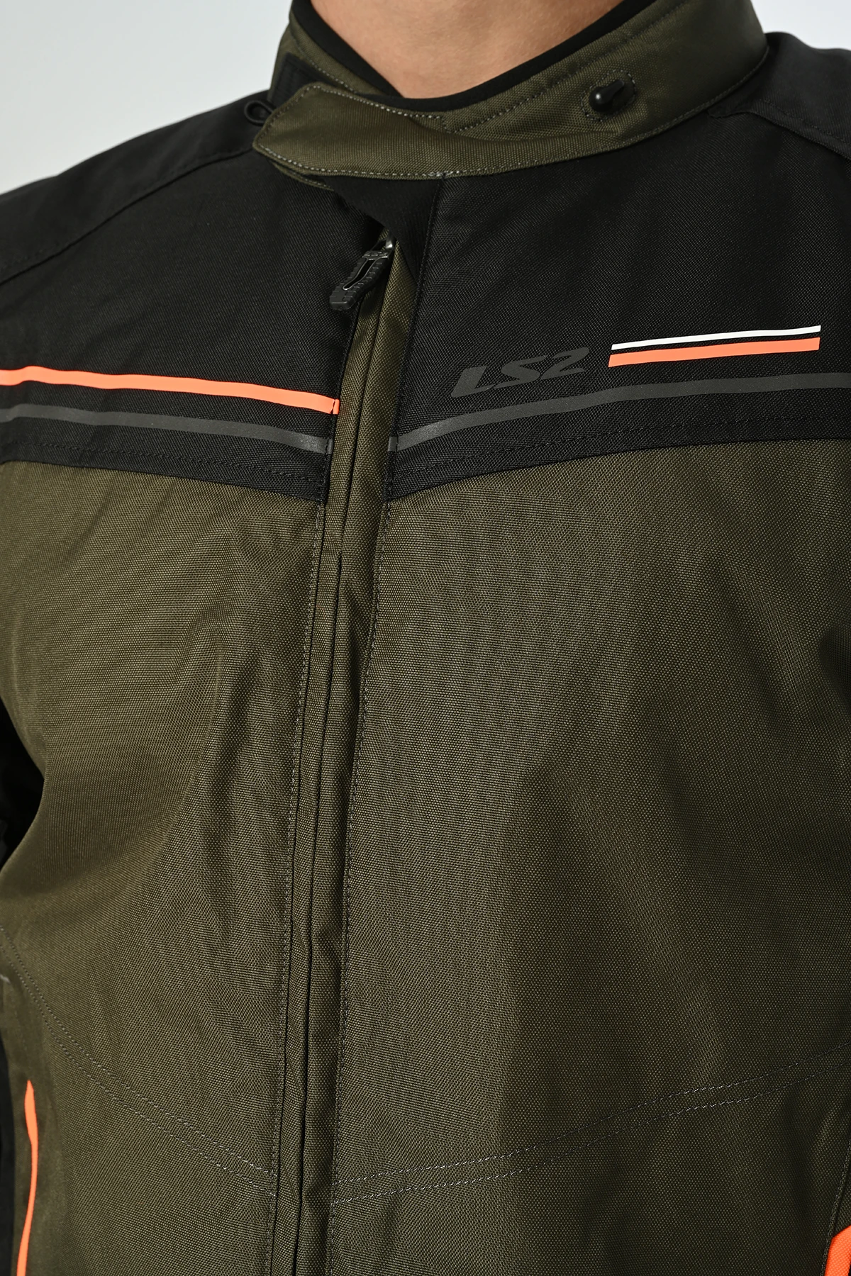 LS2 SHADOW MONT HAKİ-SİYAH-NEON TURUNCU