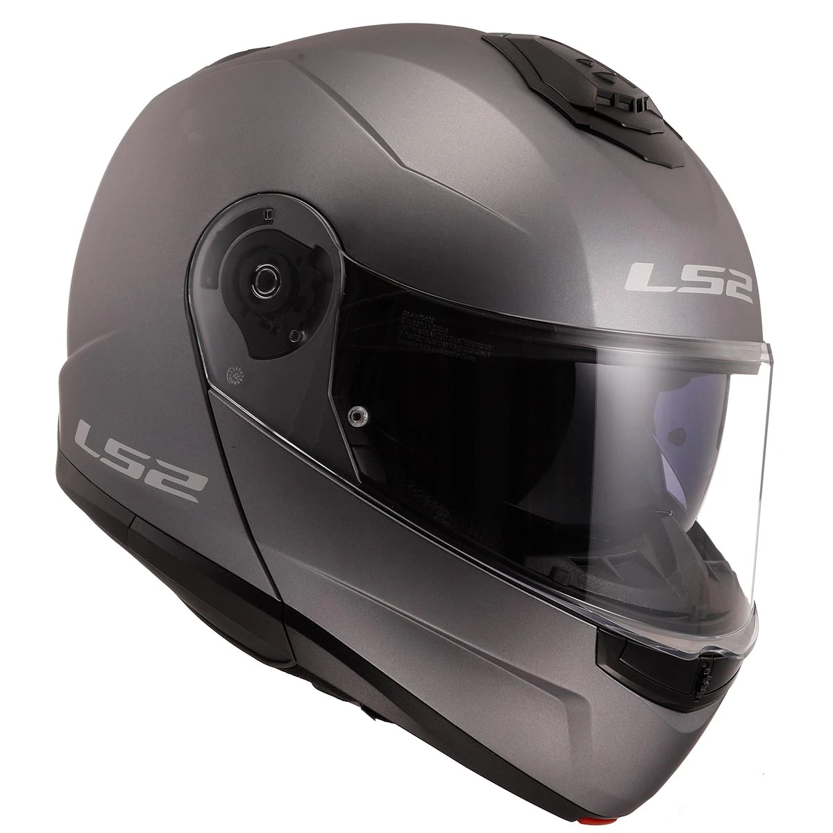 LS2 STROBE 2 MAT TITANIUM KASK