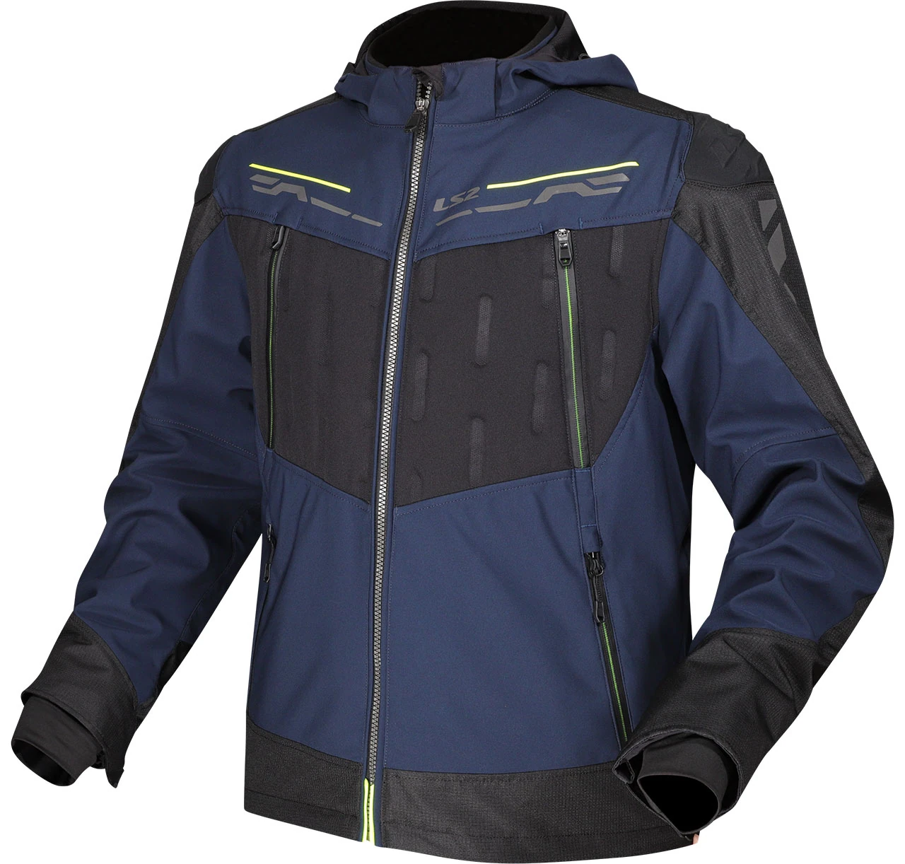 LS2 ZIRCONIUM EVO MONT MAVİ-SİYAH-NEON SARI