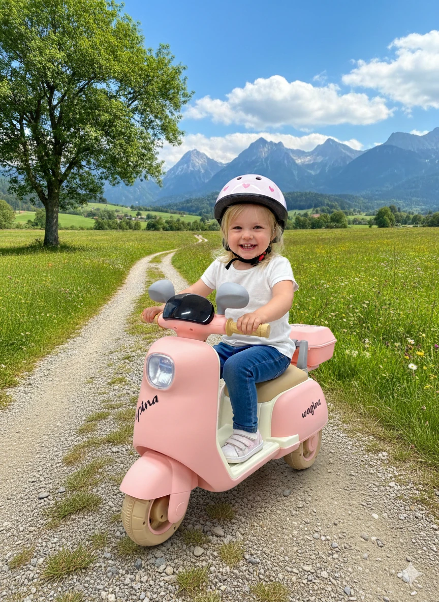 WESPİNA AKÜLÜ KUMANDALI MOTOR PEMBE (KUTULU)