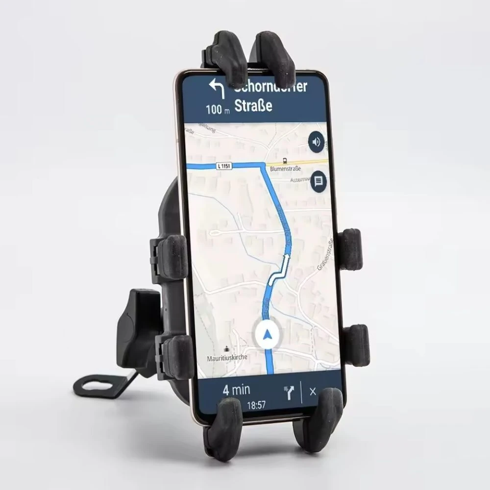 Knmaster FP400 Titreşim Engelleyicili Tüm Motosikletlere Uyumlu Telefon Tutucu