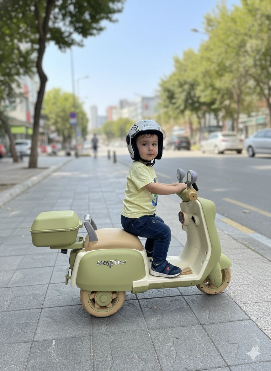 WESPİNA AKÜLÜ KUMANDALI MOTOR YEŞİL (KUTULU)