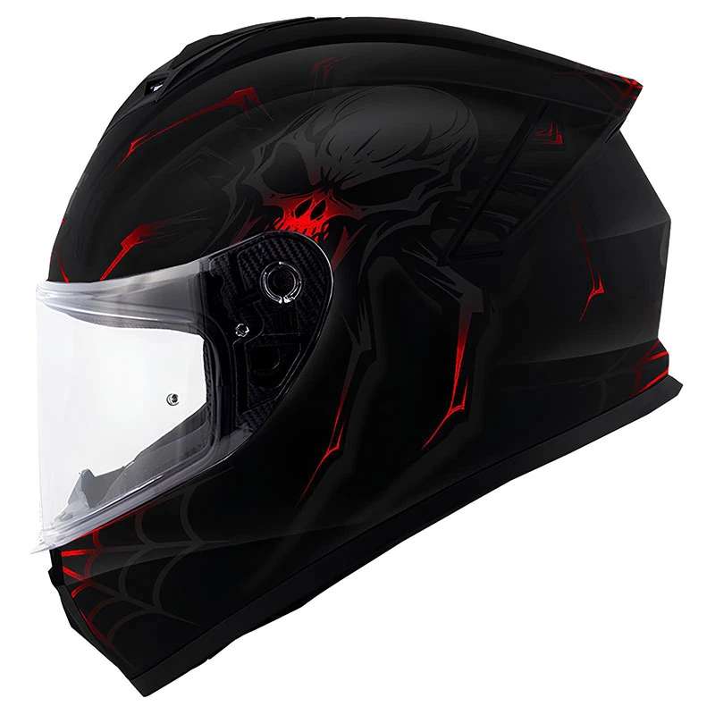 GIVI 50.X ARACHNO MAT SİYAH-KIRMIZI KASK