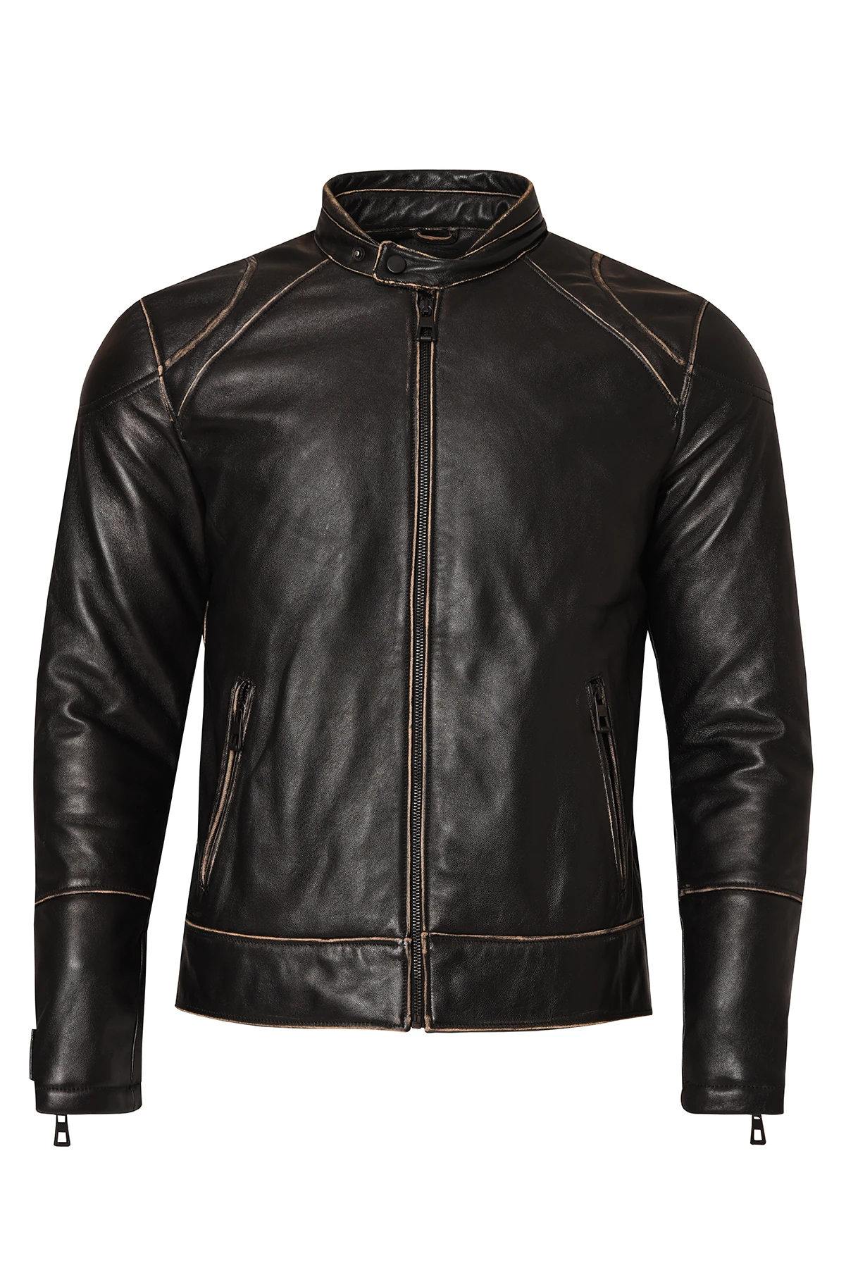 VEXO VINTAGE DERİ MONT SİYAH