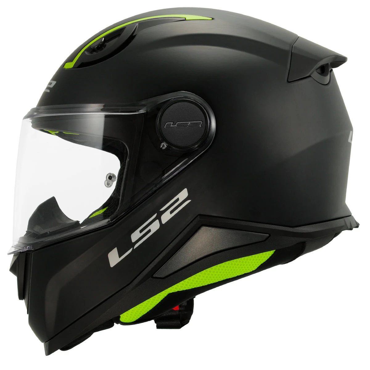 LS2 KID MAT SİYAH ÇOCUK KASK