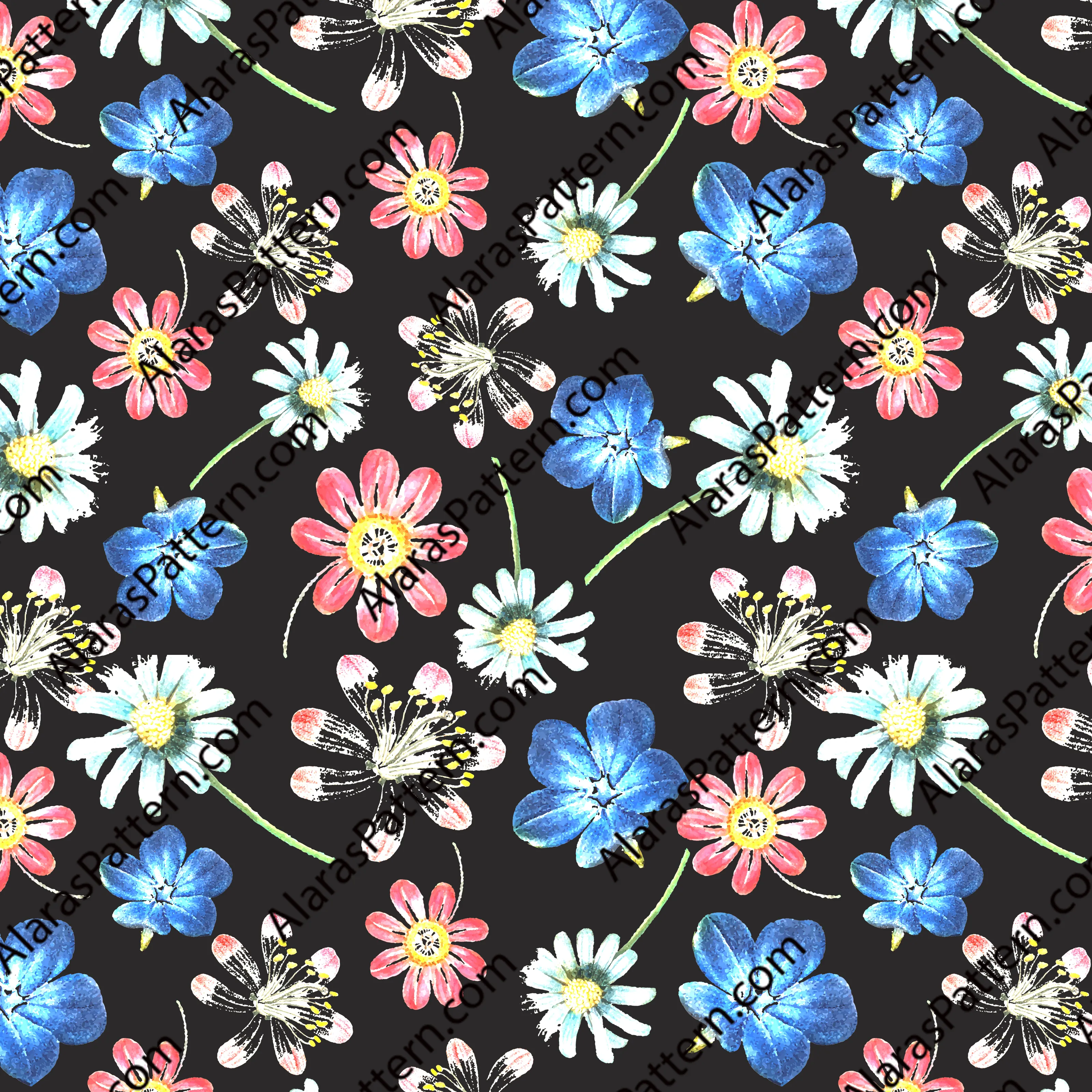 flowers colours patterns