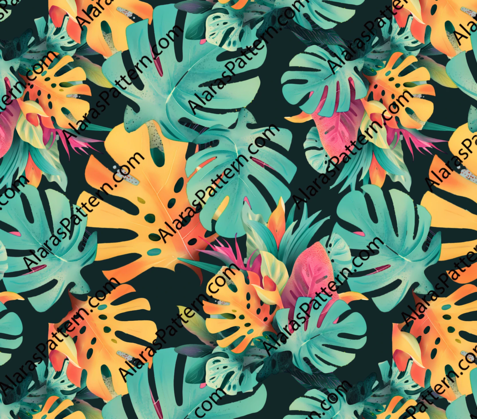 Tropical Flowers Pattrens