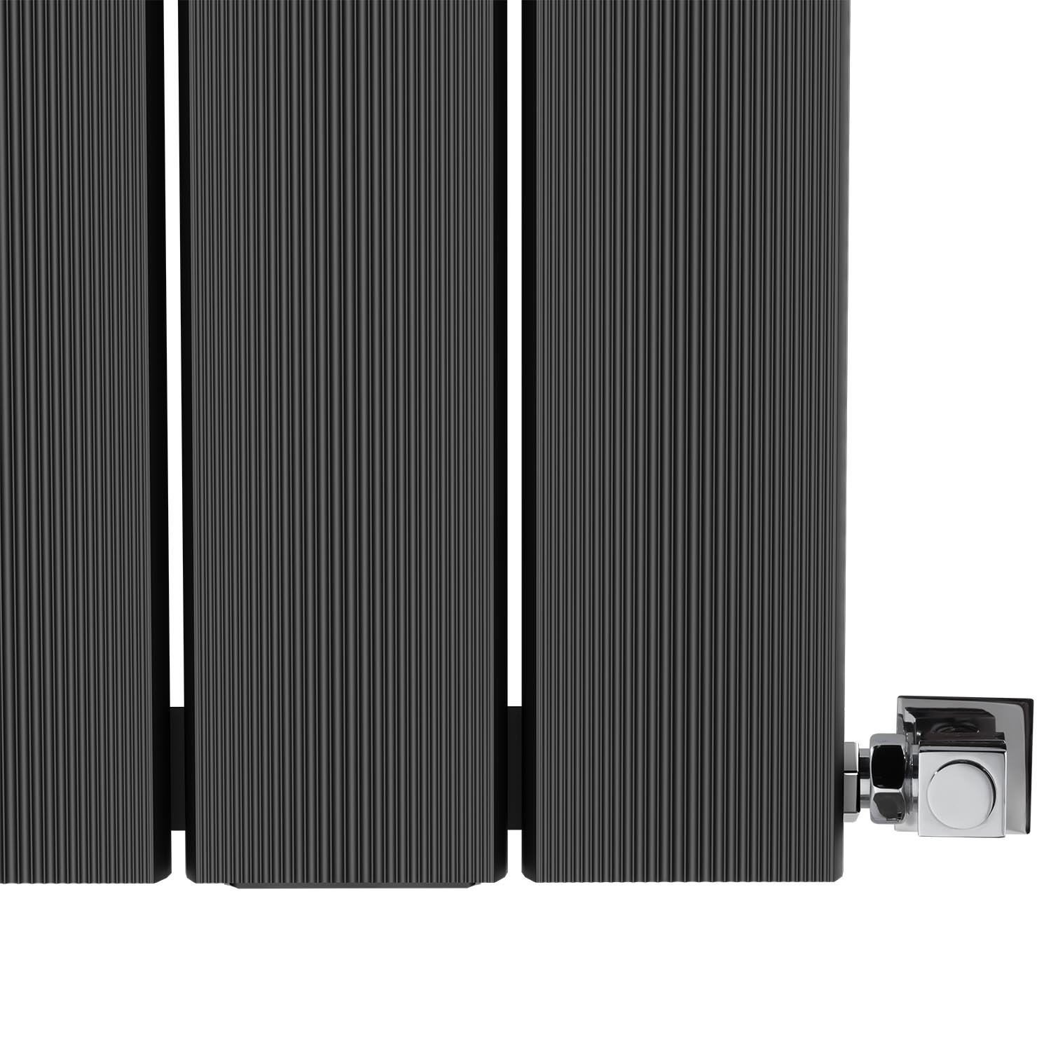 500x835 Arnika Matt Black Radiator