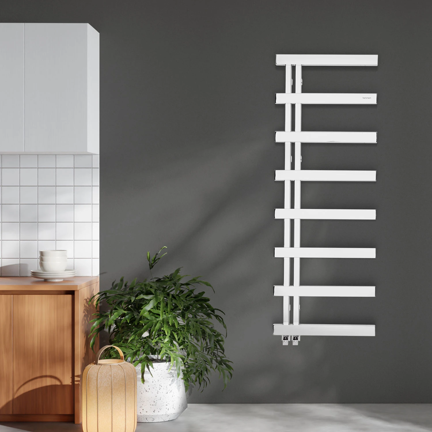 1380X500mm Terra Paslanmaz Çelik Havlupan Ayna