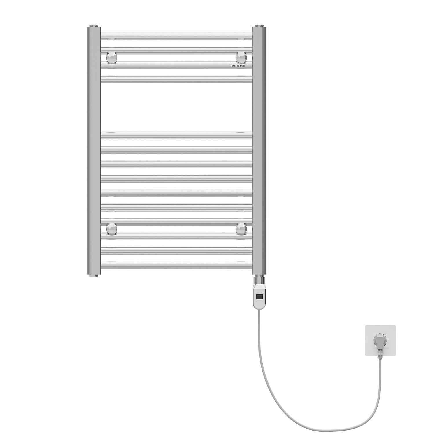 800x540 250W Electric Mild Steel Towel Warmer Alya