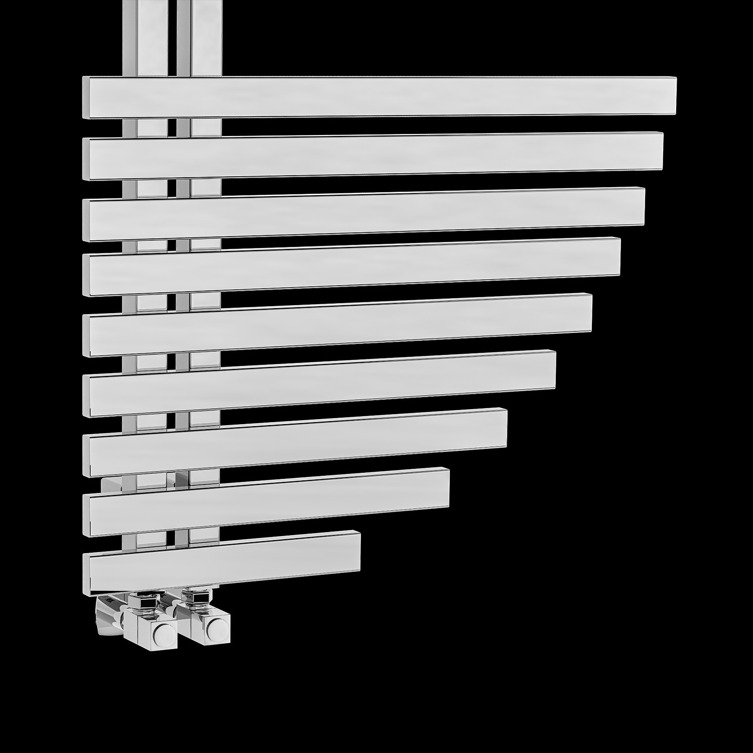 1200x600mm Paslanmaz Çelik Havlupan Parlak Krom Yelken