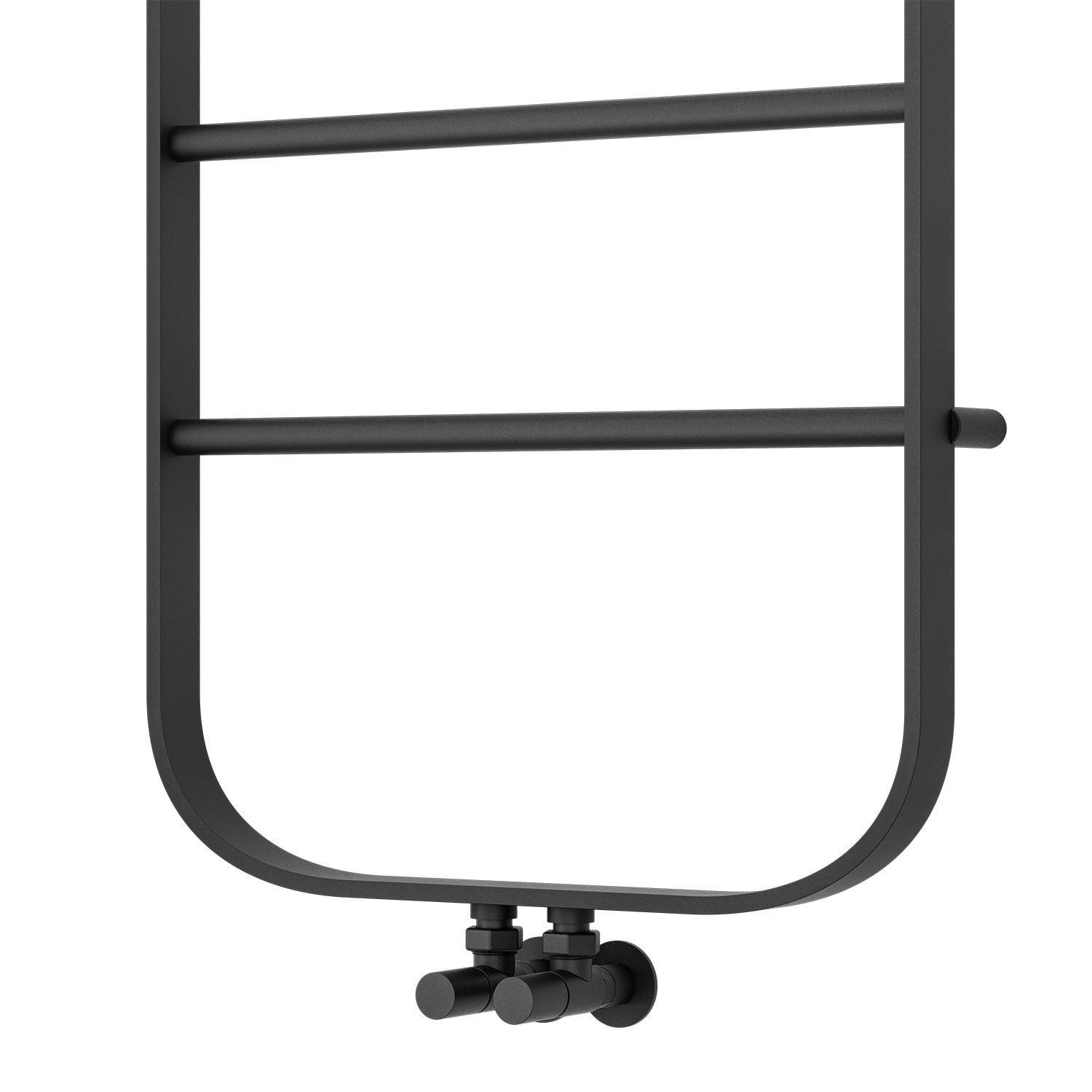 Spin Night Black Towel Warmer