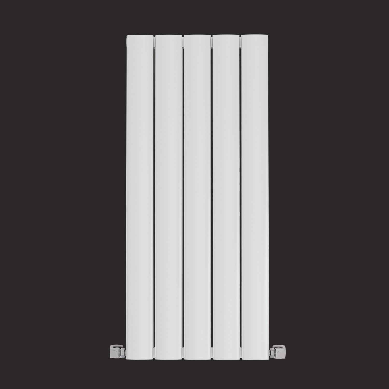 Lilac Vertical Aluminum White Radiator