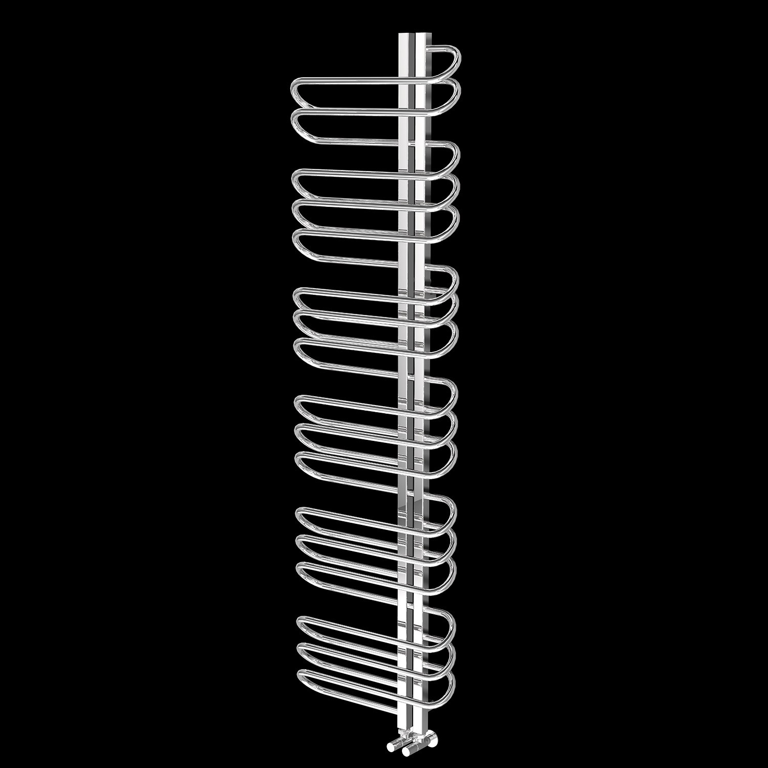 1800x500 mm Bloom Right Polished Towel warmer