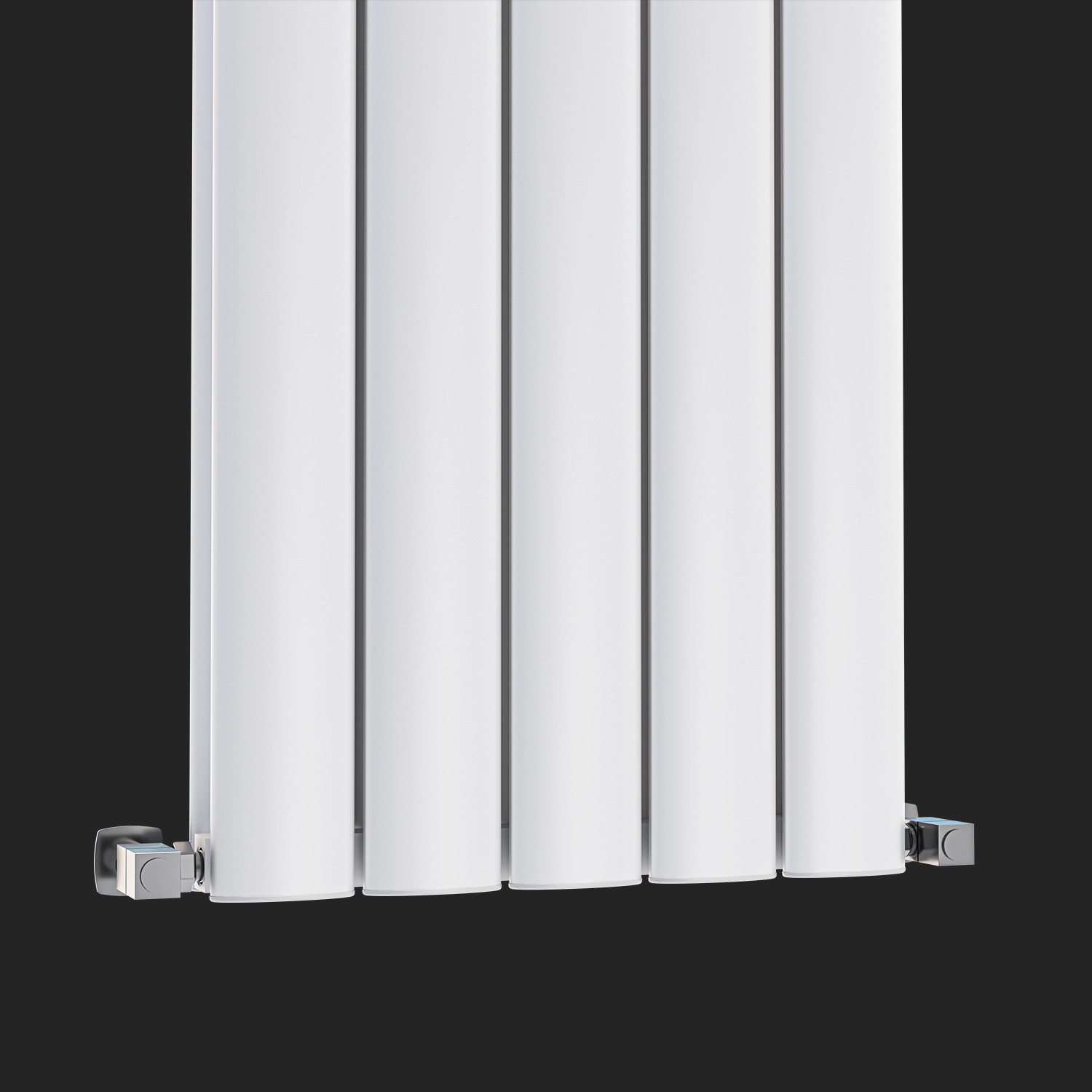 Lilac Vertical Aluminum White Radiator